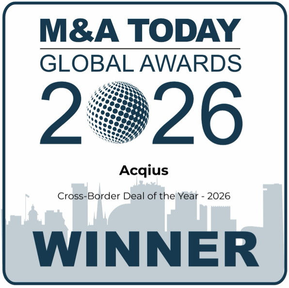 M&A Today Global Awards 2026 Winner — Acqius, Cross-Border Deal of the Year 2026